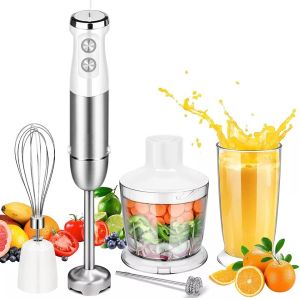 Smart Stick Blender 2 Speed Immersion Blender With Chopper / Whisk