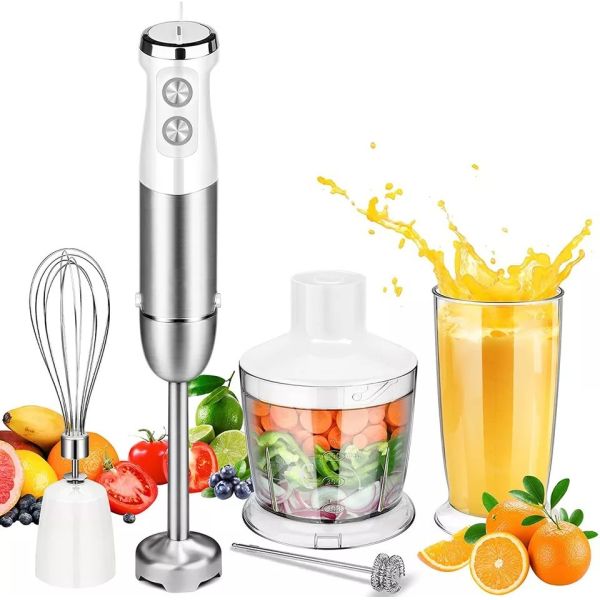 Smart Stick Blender 2 Speed Immersion Blender With Chopper / Whisk