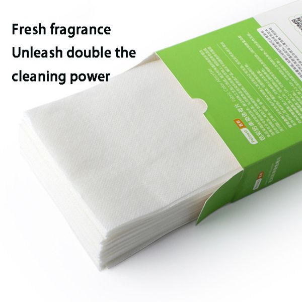 Decontamination Laundry Detergent Sheets Bubble Paper Cleaning And Antibacterial