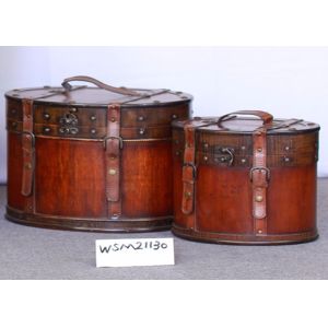 Polished Surface L39 Wooden Suitcases For Sundries