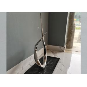 Height 56cm Unique 316 Stainless Steel Art Sculptures