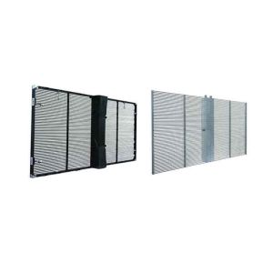 1000x1000mm Transparent Video Glass Screen 3.91mm Pixel High Brightness