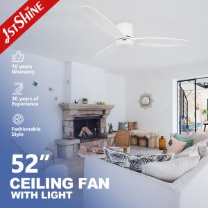 ETL Certified 1stshine Ceiling Fan Flush Mounted Or Ceiling Type With LED Light