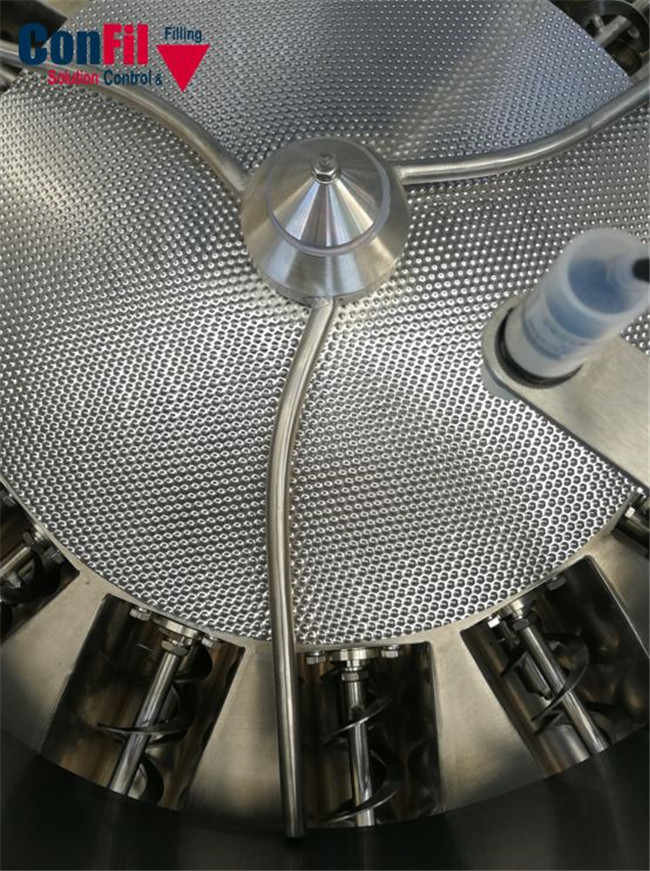Screw Feeding Multihead Weigher For Pickles Marinated Vegetable Fruits