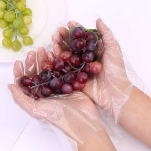 China Disposable HDPE Poly Gloves Latex Free Powder Free For Cleaning And Food Handling on sale