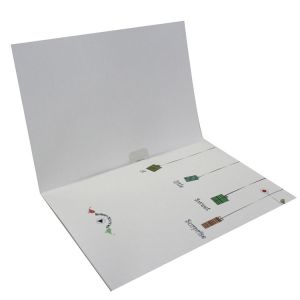 China Craft Paper Wedding Singing Greeting Cards Hot Stamping Homemade on sale