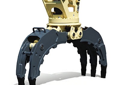 Buy PC PC312 Excavator Rotating Grapple for Grabing Wood at wholesale prices