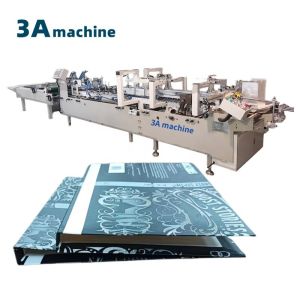 Book Cover Double Side Folder Gluer Machine with Max Liner Speed of 250 Meter/