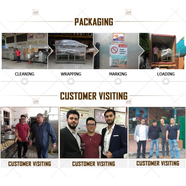 5m Long Rolled Sugar Cone Production Line Versatile Fully Automatic 51 Baking Plates