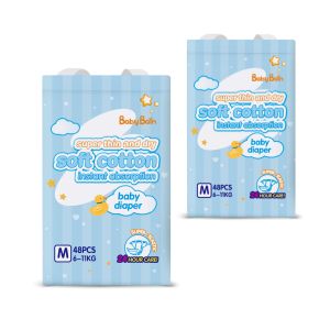 3D Anti Leak Non Woven Disposable Baby Diapers Soft Breathable