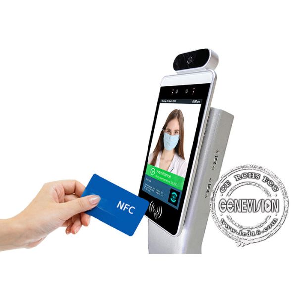 Buy 8" EU Health Code Scanner AI Camera Smart Pass LCD Screen With Temperature Detection Sensor at wholesale prices