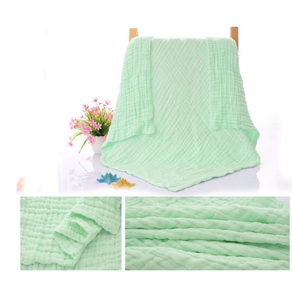 Buy Light Green Baby Gauze Blankets 200GSM at wholesale prices