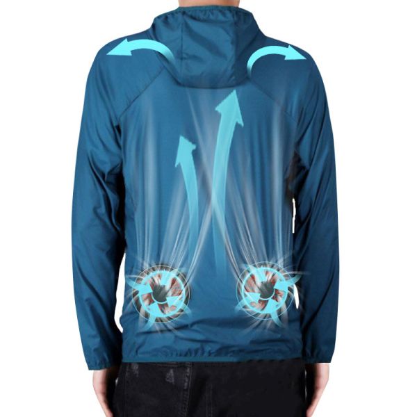 Buy Customized USB Aircon Jacket 12V Air Conditioned T Shirt at wholesale prices