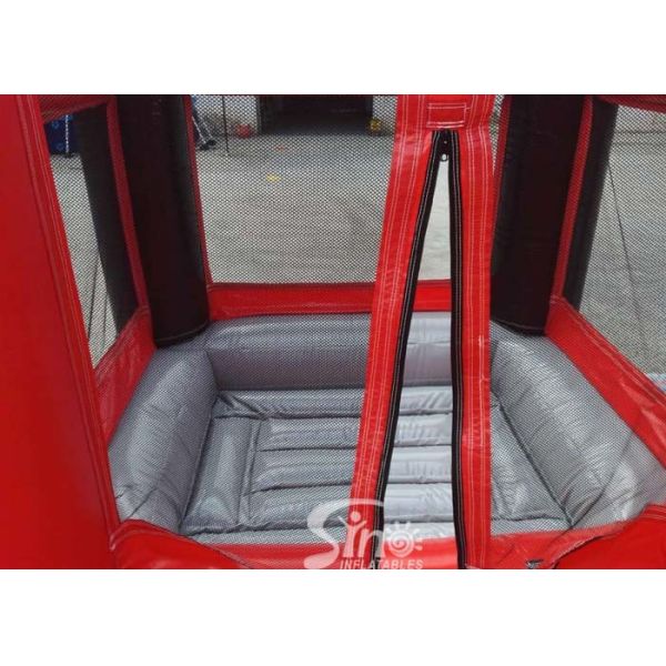 Commercial Outdoor Kids Red Combos With Slide For Amusement Park