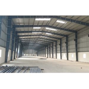 Bolt Connection Galvanized Prefabricated Steel Structures Warehouse Aws D1.1