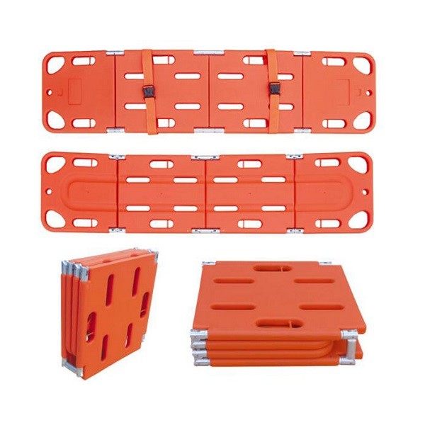 Buy Hospital patient special aluminum alloy material stretcher orange at wholesale prices