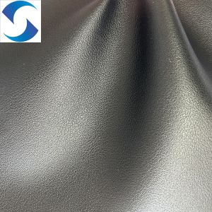 Quality Customizable Hand Feeling Faux Leather Fabric for Various Applications for sale