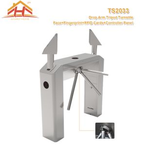 Gym Football Fingerprint Access Control Turnstile For Entrance , Metal Turnstile