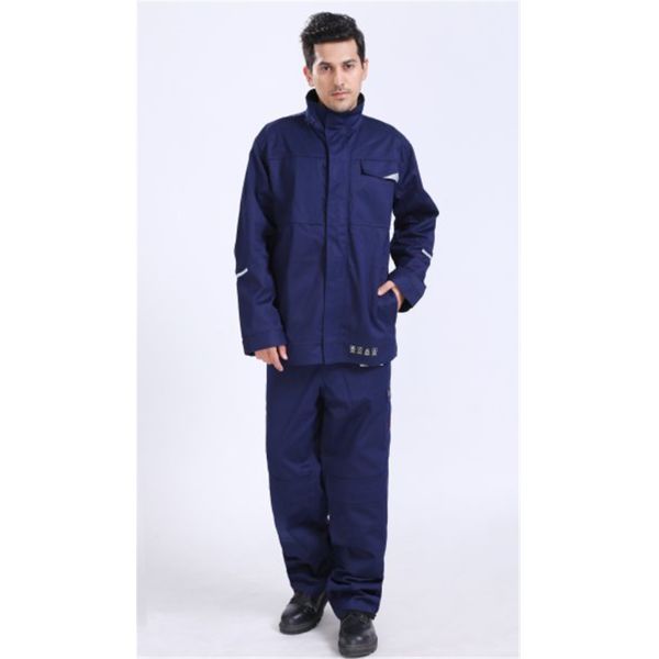 Buy EN1149 Electrical Arc Flash Protection Clothing , 280gsm Fire Resistant Jacket at wholesale prices