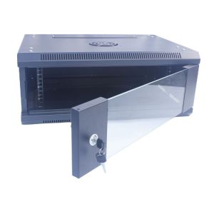 Single Section 4U Server Rack Cabinet Reinforced Wall Mount With Fan