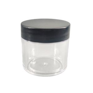 30ML Clear Plastic Eye SGS Cosmetic Cream Jar With Tip