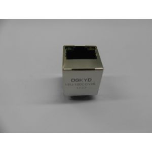 180 degree TOP ENTRY Magnetics jack RJ45 connector with transformer PCB Mount