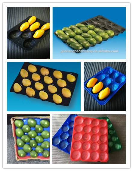 15LB 30g 0.11mm Thickness Tomato Protective Packing Plastic Trays for Fresh Fruit and Vegetable Best Selling Canada and Mexico