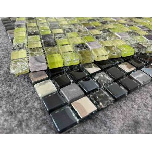 China Glass Mosaic Tiles 300x300mm for Swimming Pools and Shower Walls on sale