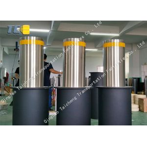Parking Hydraulic Retractable Bollards , Electrical Rising Security Bollards