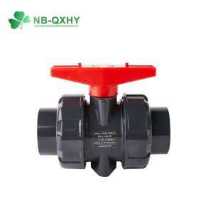 Swimming Pool Fixed Ball Valve with PVC True Double Union and EPDM O-Ring TPE