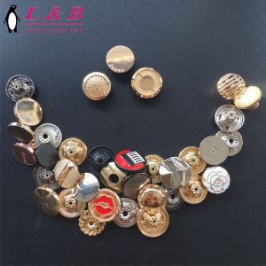 Fashion custom jeans button metal bottom for jeans