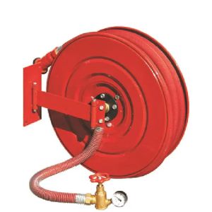 Portable Fire Hose Reel 1.0Mpa Inlet Pressure Fire Hose Rack With Various