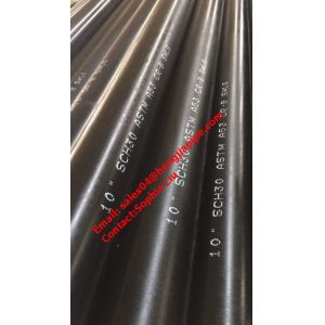 ASTM A53 Gr.B seamless pipes Bevel end SCH30 STD