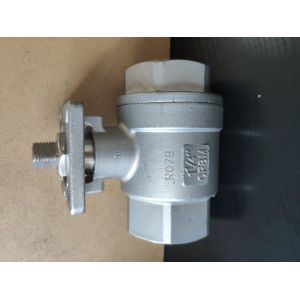China 2 Piece Type Threaded Stainless Steel Ball Valve Manual / CF8M 1.4408 RPTFE 1000WOG BSPP on sale