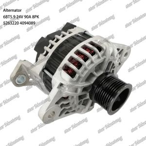 Alternator 6BT5.9 24V 90A 8PK 5263220 4094089