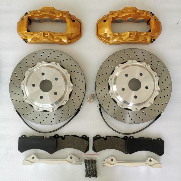 7075 Aluminum 6 Pot Brake Kit AMG6 Caliper 380*36mm Disc For 20in Wheel