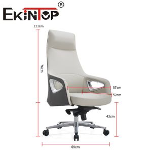 Commercial Furniture High Back Office Chair With Modern Design Leather Club