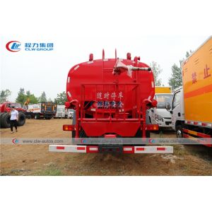 Dongfeng 170HP 8m3 Carbon Steel Water Tanker Fire Brigade Truck