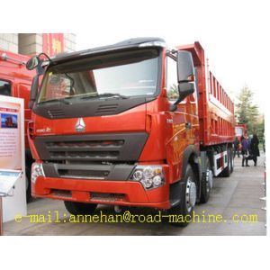 60T Sinotruck Howo A7 Heavy Duty Dump Truck 8x4 12 tires EuroII 371hp Tipper