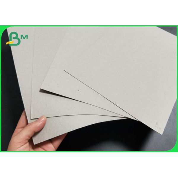 Uncoated Folding Thin Chipboard Paper Sheets Double Side Grey 250g - 700g