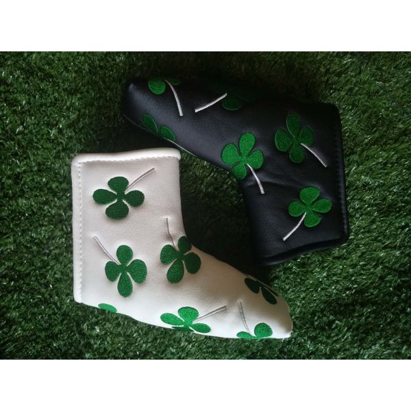 Four Leaf Clover headcover , Golf headcover , golf headcover , putter headcover , headcover