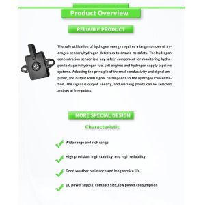UBHL-PY Vehicle Hydrogen Leakage Sensor For Fuel Vehicle Concentration Detection