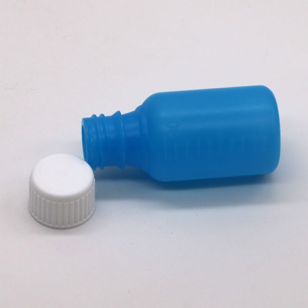 30ml/1oz/1cc HDPE Liquid Medicine Tablet Pill Bottle with CRC Cap and Screen Printing