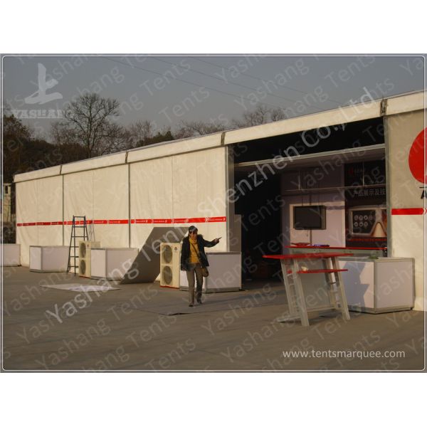 Corporate Product Show Aluminum Frame Tent , Lightweight Large Commercial Tent