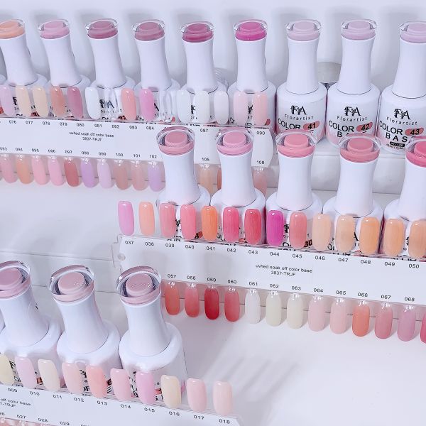 Private Label Translucent Color Rubber Base High Viscosity Rubber Base Coat for French Manicure