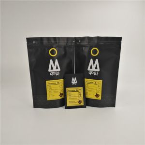 China Matte CMYK Gravure Printing Aluminum Foil Pouch With Zipper / Valve on sale