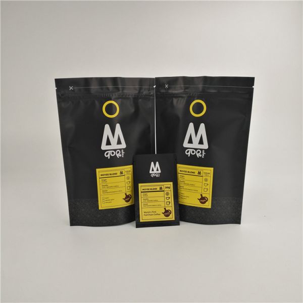 Buy Matte CMYK Gravure Printing Aluminum Foil Pouch With Zipper / Valve at wholesale prices