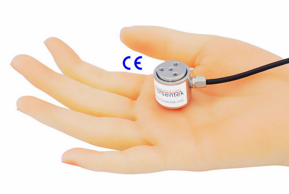 Miniature Cylindrical Force Sensor Flange-to-Flange Cylindrical Force Transducer