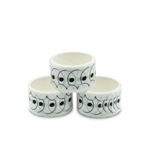 China 15mm Heat Resistant White Pattern Washi Tape Stickers on sale
