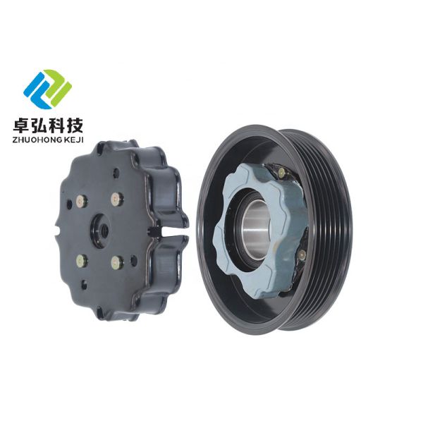 35*52*22mm JH-COPU021 Auto AC Compressor Pulley Clutch Kit 6PK 130MM 12V For AUDI 2.4